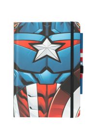 Marvel Capitan America - notes A5 z długopisem
